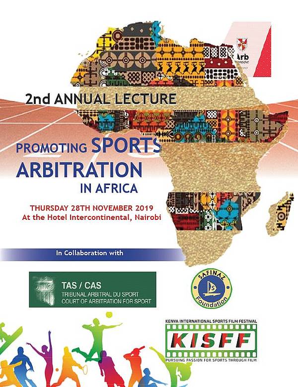 Flyer for the CIArb Kenya Annual Lecture November 2019
